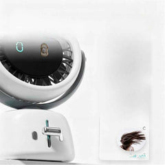 AI Facial Recognition Smart Desktop Fan with Digital Display