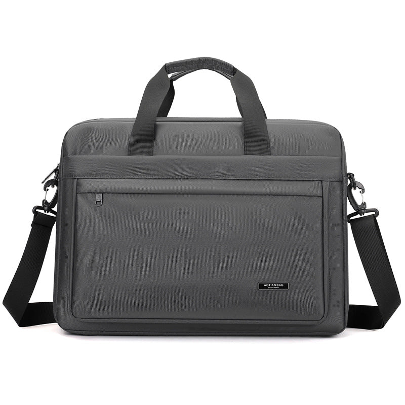 Men's Oxford Cloth Shoulder Computer Bag Large Capacity  Handbag