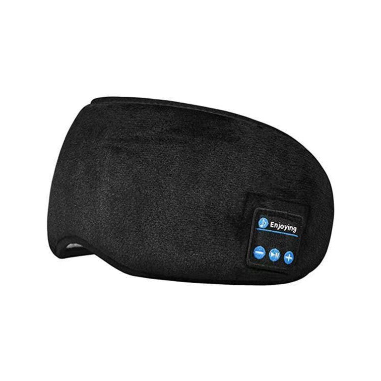 Wireless Music Headphones Eye Mask with Molded memory foam design blocks light for restful sleep. Perfect for travel, dormitories, napping, or daily bedtime routines.