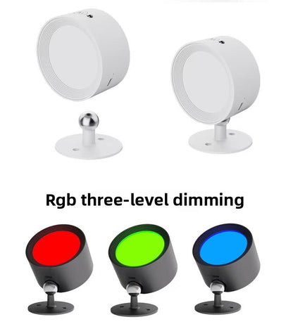 Magnetic Rotating RGB Wall Lamp with Touch Control