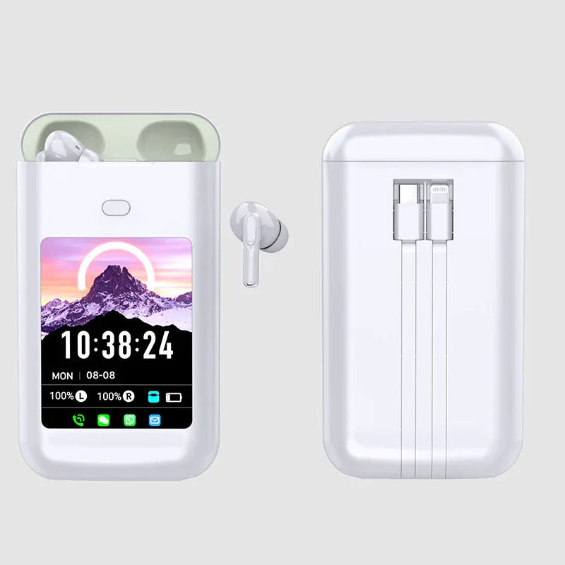 Power Bank with Screen Bluetooth Headphones for Ultimate Connectivity - ZeeTec Store
