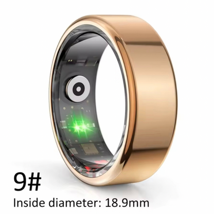 Smart Ring with Multi-Sports Modes – Pedometer, Multi-Sports Modes & Fitness Tracking, Advanced Health Monitoring, App Connectivity, Smart Features – Remote photo control, Long Battery Life – 17mAh up to 15 days standby, IP68 Waterproof