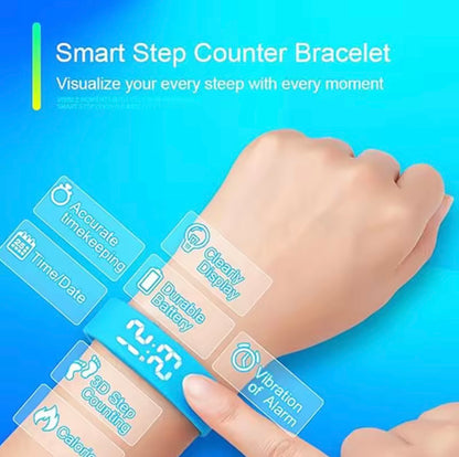 Smart Bracelet Sleep Vibration Steps Track Pedometer - ZeeTec Store