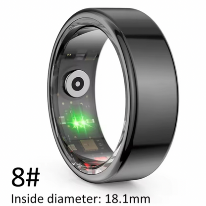 Smart Ring with Multi-Sports Modes – Pedometer, Multi-Sports Modes & Fitness Tracking, Advanced Health Monitoring, App Connectivity, Smart Features – Remote photo control, Long Battery Life – 17mAh up to 15 days standby, IP68 Waterproof