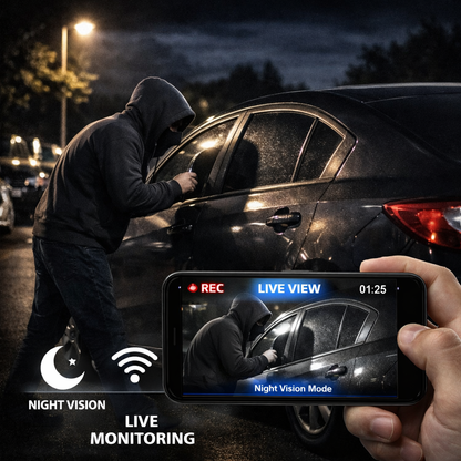 GPS 4G Car Guard Camera with Collision Alarm HD Recorder