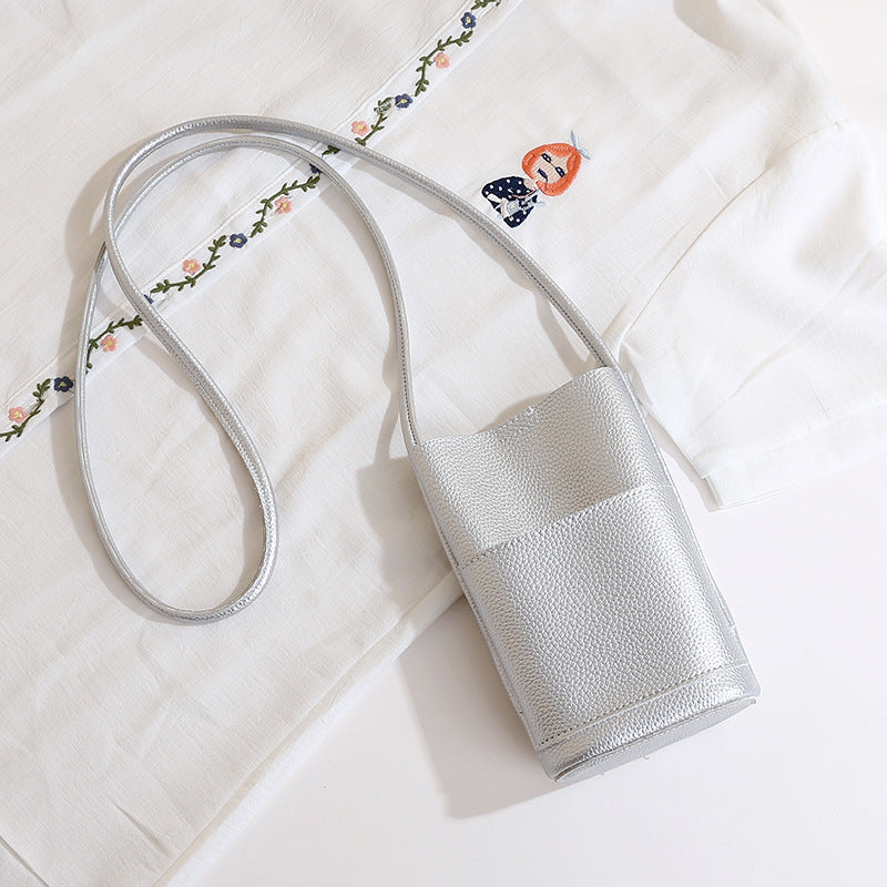 Women Soft Leather Crossbody Phone Bag