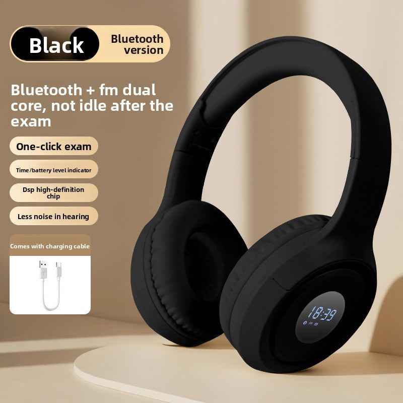 Bluetooth headset Over-Ear FM Frequency Dual Audio Wireless Wired