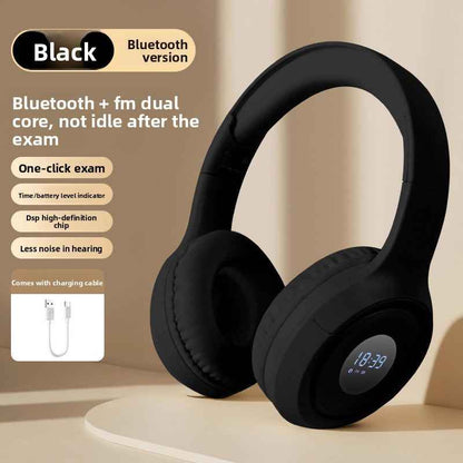 Bluetooth headset Over-Ear FM Frequency Dual Audio Wireless Wired
