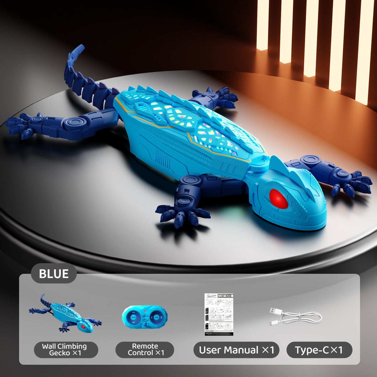Electric Remote-Controlled Climbing Lizard Toy for cats