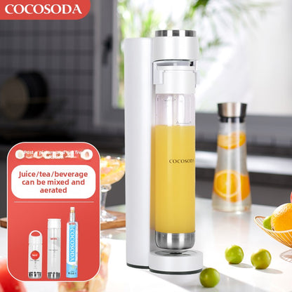 Cocosoda Sparkling Water Maker with Adjustable Carbonation