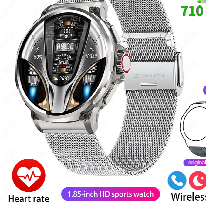 Lige V69 Smart Watch 1.85inch Smart Reminder