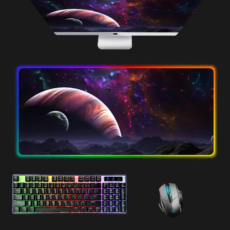 RGB Gaming Mouse Pad with LED Lighting for Enhanced Gameplay - ZeeTec Store
