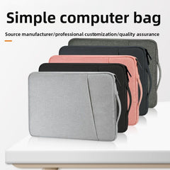 Water-Repellent Shock-Proof Laptop Bag with Velvet Liner