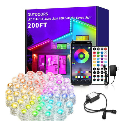 Waterproof RGB Smart LED String Lights with App Control