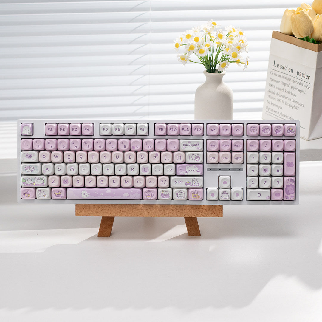 Mechanical Keyboard Tri-mode wired, wireless, and Bluetooth silent