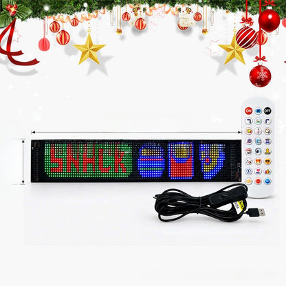 Smart DIY Display Light Flexible Soft LED Screen. Freely program text, animations, and patterns