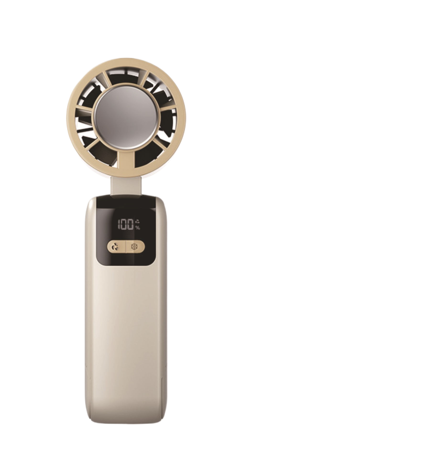 Handheld Semiconductor ice Cooling Fan with Digital Display - ZeeTec Store
