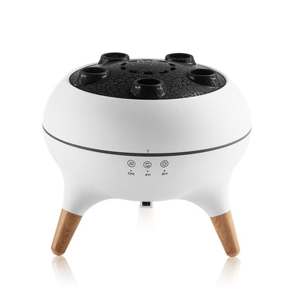 Ultrasonic Essential Oil Diffuser with Flame Effect and Color Changing Lights