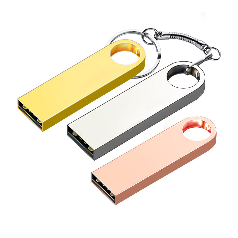 Metal USB drive with security features