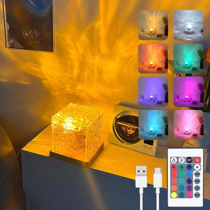 16-color ocean light wave desk lamp