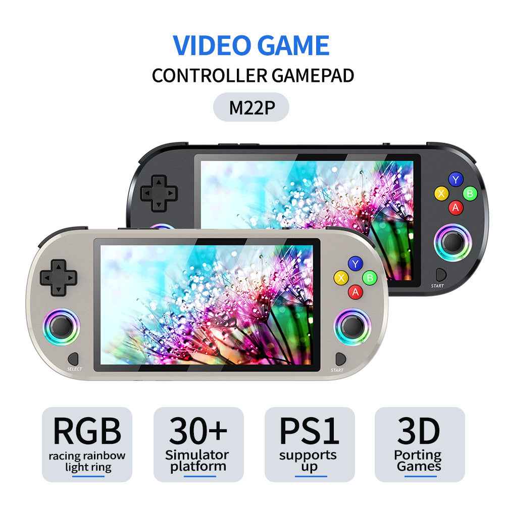 Portable Retro Game Console with Dual Joystick Preloaded Games
