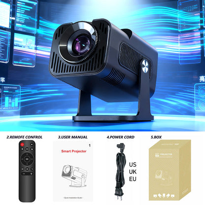 HY320 Mini Android 14 Gimbal Projector