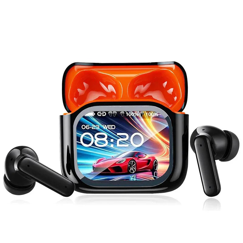 LED Bluetooth Headset with ANC, ENC, Touch Screen, and AI Translation - ZeeTec Store