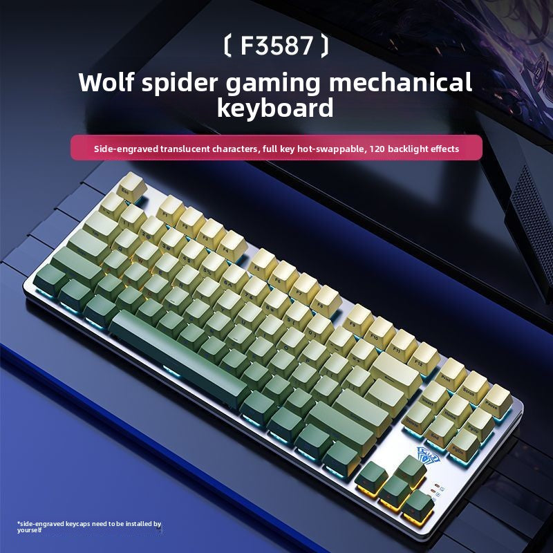 Tarantula F3587 Mechanical Keyboard - Wired Performance for Gamers