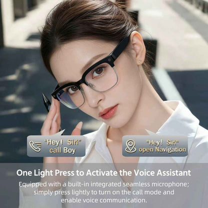 Smart glasses 8MP Camera AI Object Recognition Translation Call