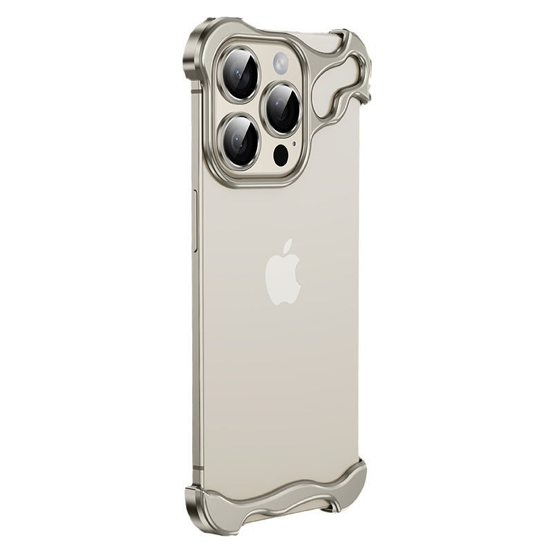 Metal Frameless Phone Case with HD Lens Protection