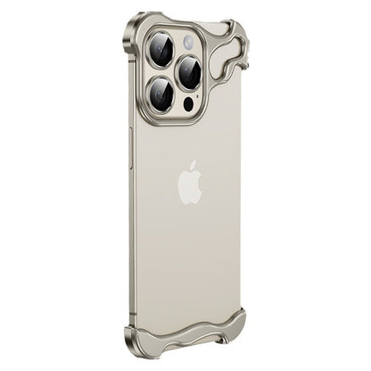 Metal Frameless Phone Case with HD Lens Protection