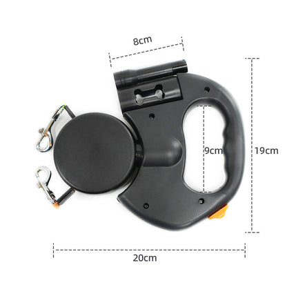 Automatic Retractable Dual Pet Leash