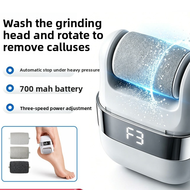 Pedicure Machine for Removing Calluses on Heels, Electric Foot Grinder for Home Use,