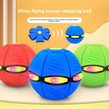 Magic Deformable Flashing Flying Saucer Ball