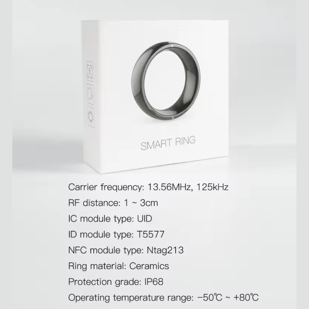 Jakcom R4 Smart NFC Ring Payments Access - Comes with Card Reader