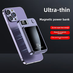 Magnetic Slim Wireless Battery Fast Charger