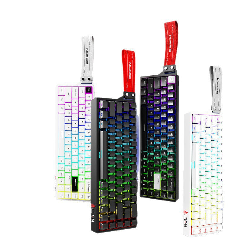 Mechanical Gaming Keyboard Wired 68 Keys with Magnetic Axis
