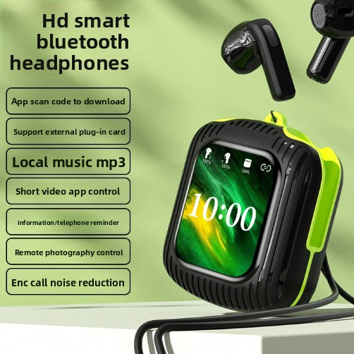 Touch Control Wireless Bluetooth Headset, Display Screen, Long Battery Life, Advanced noise reduction technology, Bilateral Stereo, Low Latency, Voice Control: Supports voice commands for hands-free use