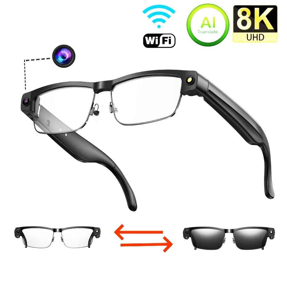 Smart AI Photo Glasses with Bluetooth