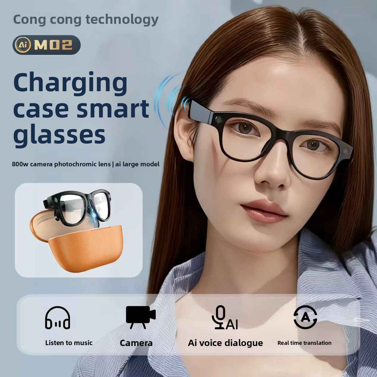 Ultra Smart Glasses with WiFi Transmission