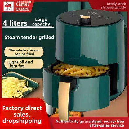 Smart Air Fryer with Visual Window, Smart Control, Large Capacity: 5L-6L, Multiple Models