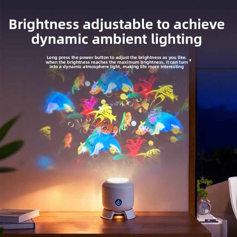 Snowflake Christmas Projection Light with Dynamic Patterns