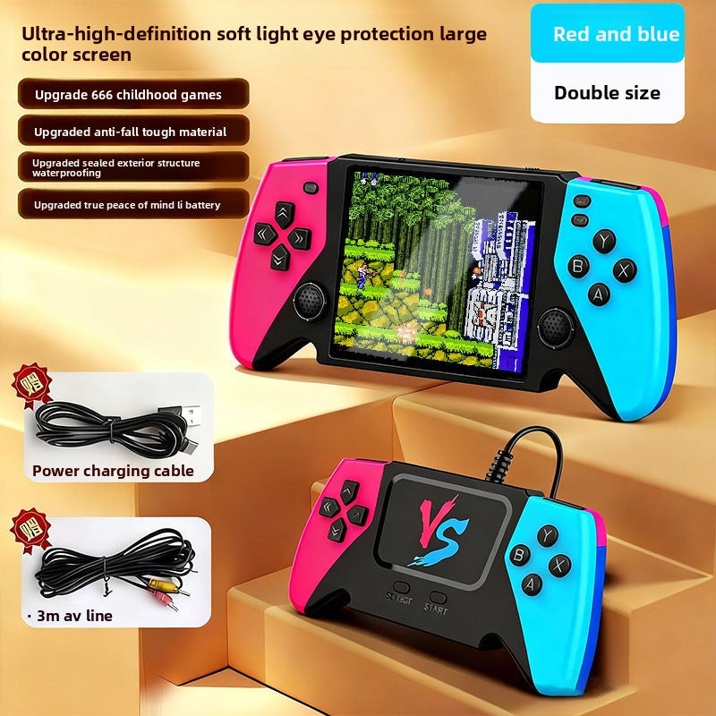 Handheld Game Console with Large Screen 3.5” and Eye Protection, Dual-Player Mode
