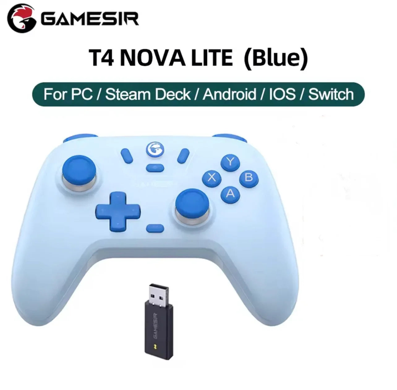 GameSir Nova Lite Gamepad for Switch, PC, Steam, Android, and iOS with Hall Effect Joystick - ZeeTec Store