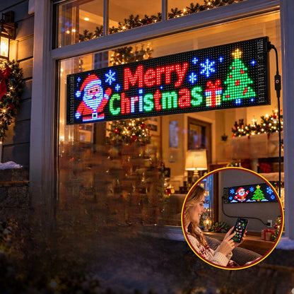 Smart DIY Display Light Flexible Soft LED Screen. Freely program text, animations, and patterns