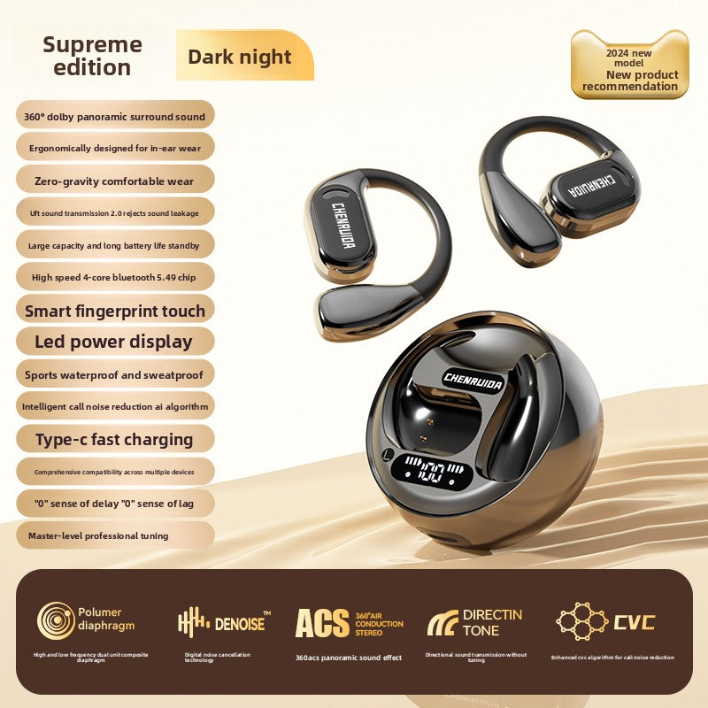 Wireless Bluetooth Open-ear Earphones Air conduction High-quality sound