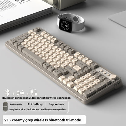 Wireless Keyboard Mouse Backlight Mechanical Feel