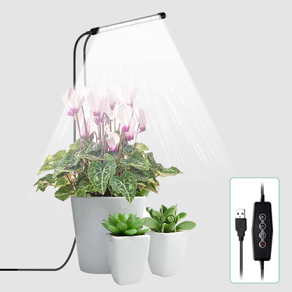 Smart Planting Adjustable LED Plant Growth Light with Timer