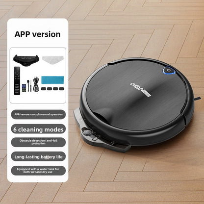 All-in-one Smart Robot Vacuum Cleaner sweeps, vacuums, and mops for comprehensive floor care