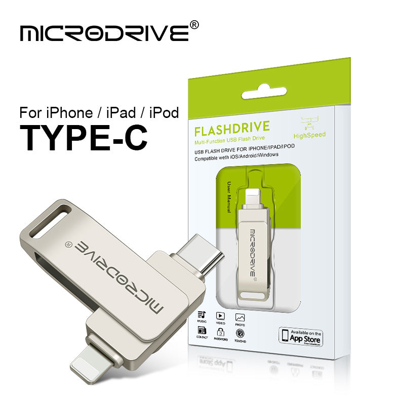 Apple dual-use USB flash drive USB and Type-C
